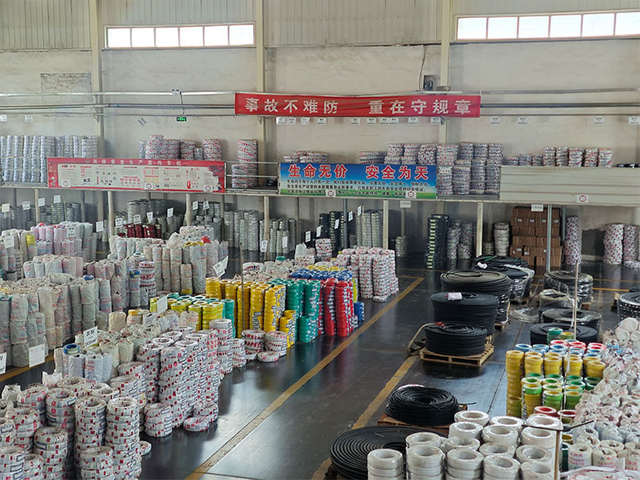 Advanced cable manufacturing workshop for high quality power cable and wire